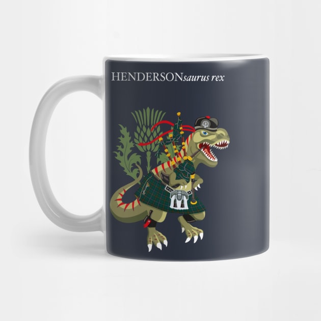 Clanosaurus Rex HENDERSONsaurus Henderson Family Tartan Clan Scotland by BullShirtCo